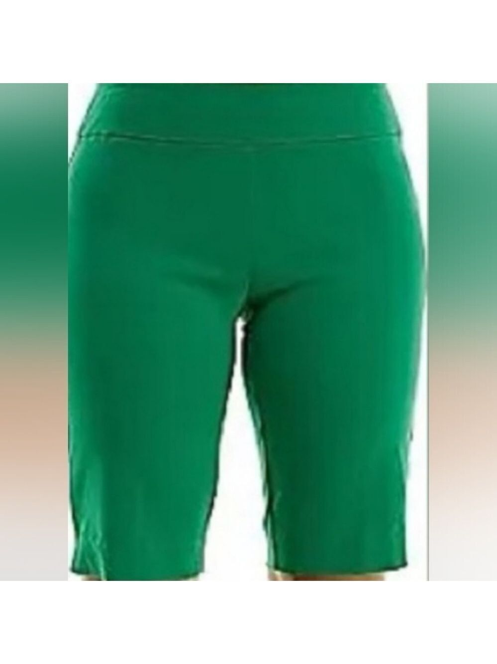 Zac & Rachel green 🍀 women's pull on Bermuda shorts. Size 20W. EUC